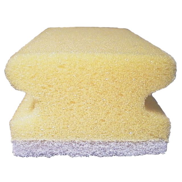 HYGIENTEKNIK Rengöringssvamp med grepp vit | Städ och hygien - Städredskap - Svampar och skurblock | Kontorsexperten