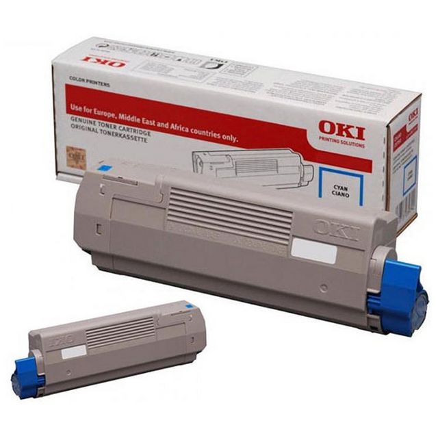 OKI Toner 46508711 Cyan | Toner och bläck - Tonerkassetter - Toner OKI | Kontorsexperten