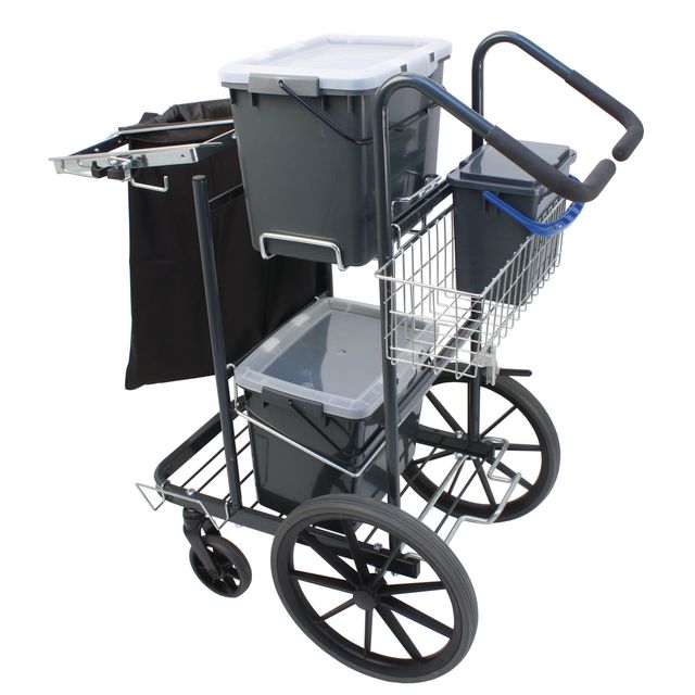 HYGIENTEKNIK Fastighetsvagn Robust Städklar | Städ och hygien - Städvagnar - Städvagnar | Kontorsexperten