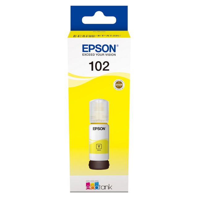 EPSON Bläckpatron T102 C13T03R440 Gul | Toner och bläck - Bläckpatroner - Bläckpatroner Epson | Kontorsexperten