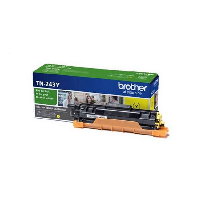 BROTHER Toner TN243Y Gul | Toner och bläck - Tonerkassetter - Toner Brother | Kontorsexperten