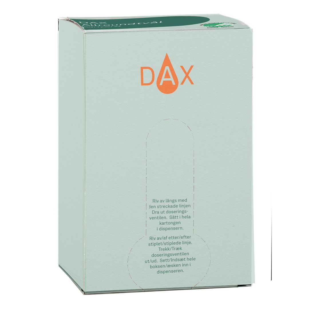 DAX Flytande krämtvål, allorund, oparfymerad, påfyllningspatron, 700ml | Städ och hygien - Tvål och hygien - Hygiensystem - DAX | Kontorsexperten