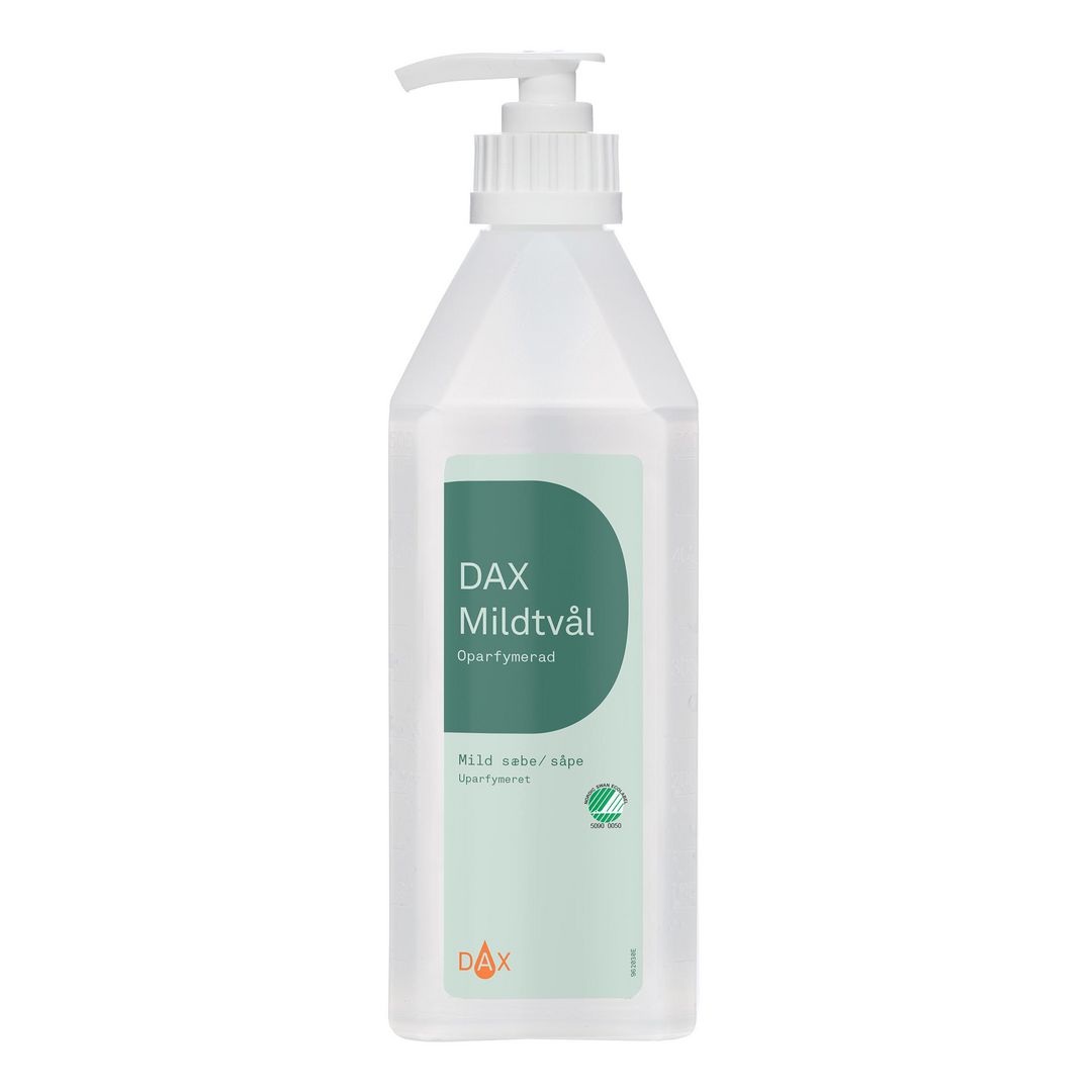 DAX Tvål Mild pumpflaska 600ml | Städ och hygien - Tvål och hygien - Tvål - Flytande | Kontorsexperten