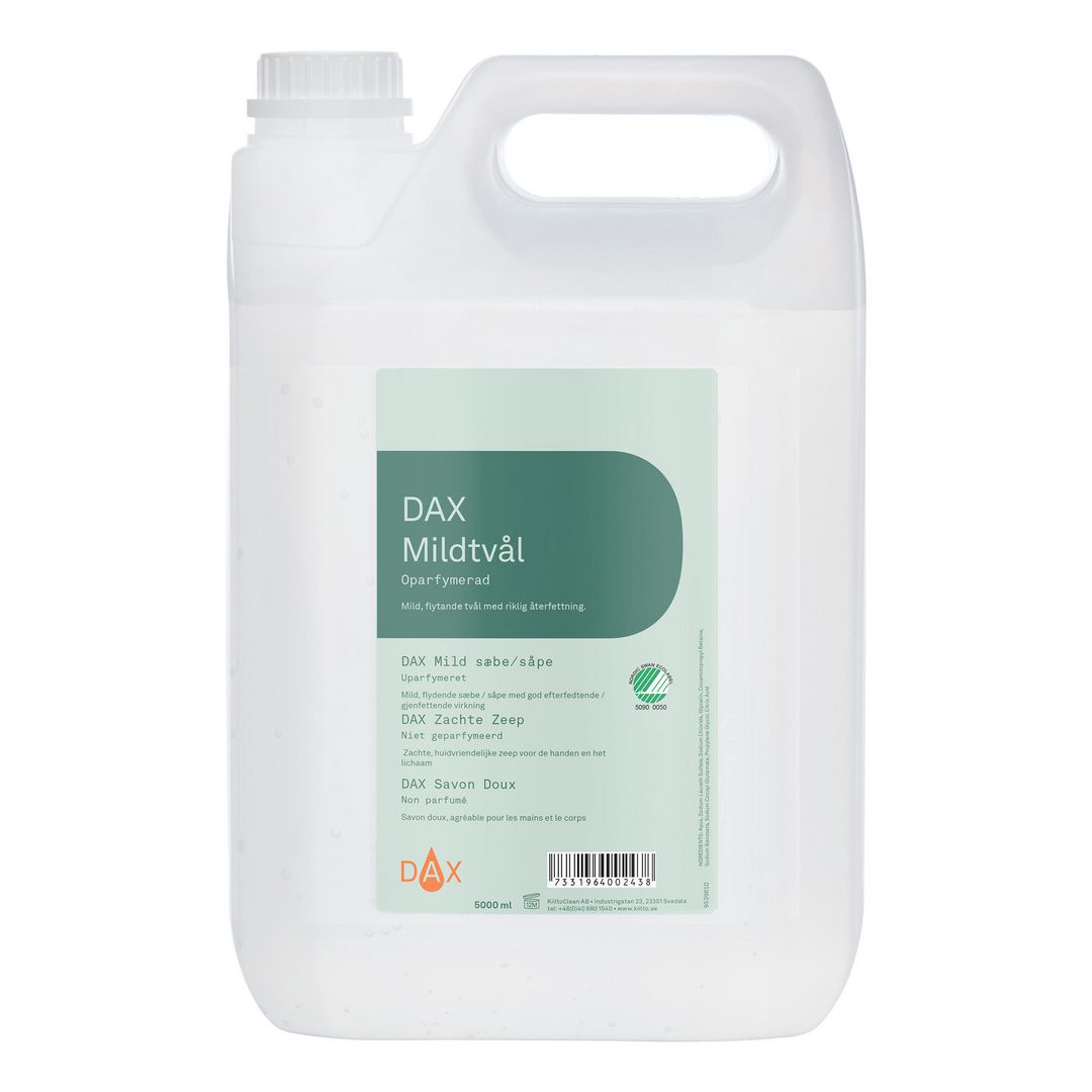 DAX Tvål Mild dunk 5L | Städ och hygien - Tvål och hygien - Tvål - Flytande | Kontorsexperten