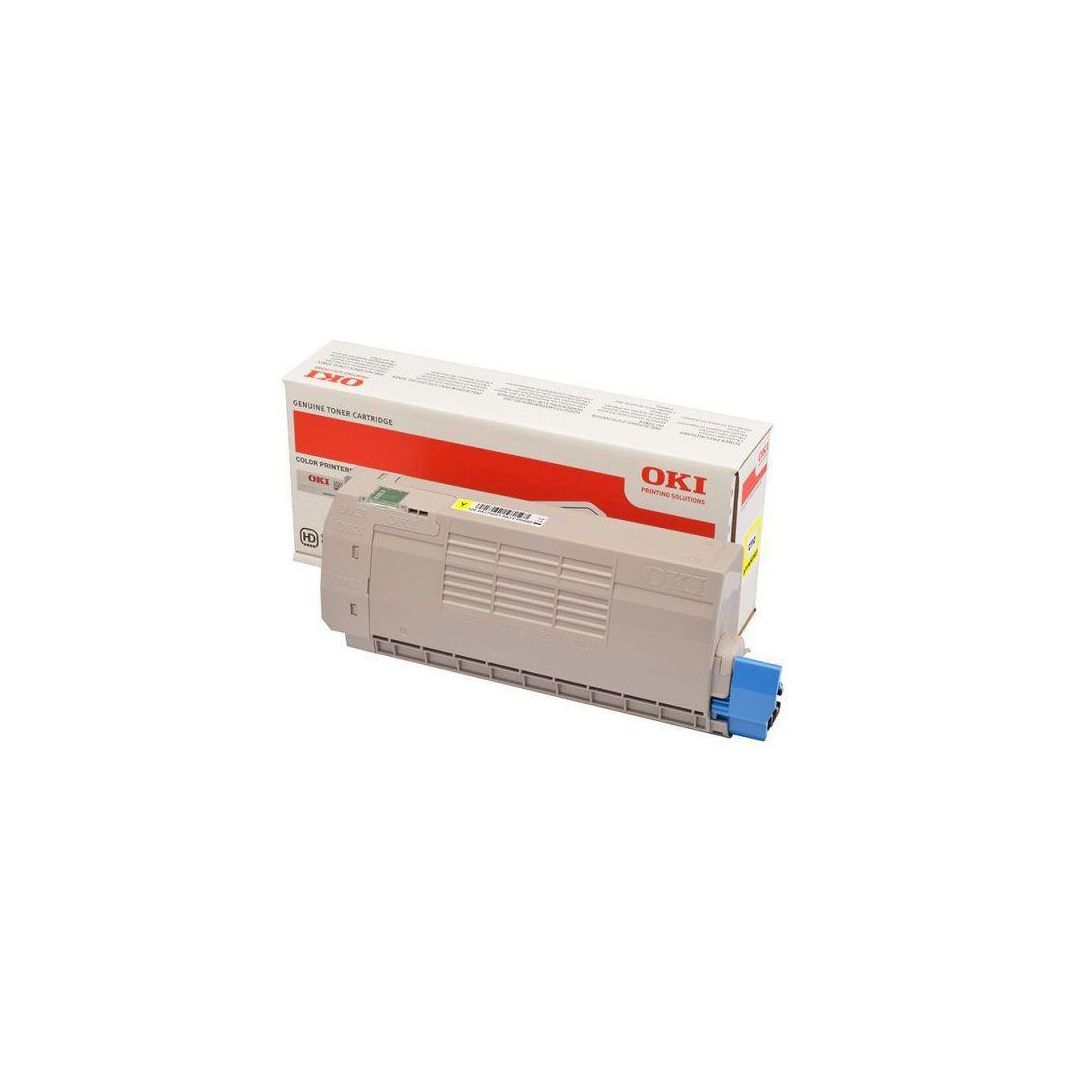 OKI Toner C712 46507613 Gul | Toner och bläck - Tonerkassetter - Toner OKI | Kontorsexperten