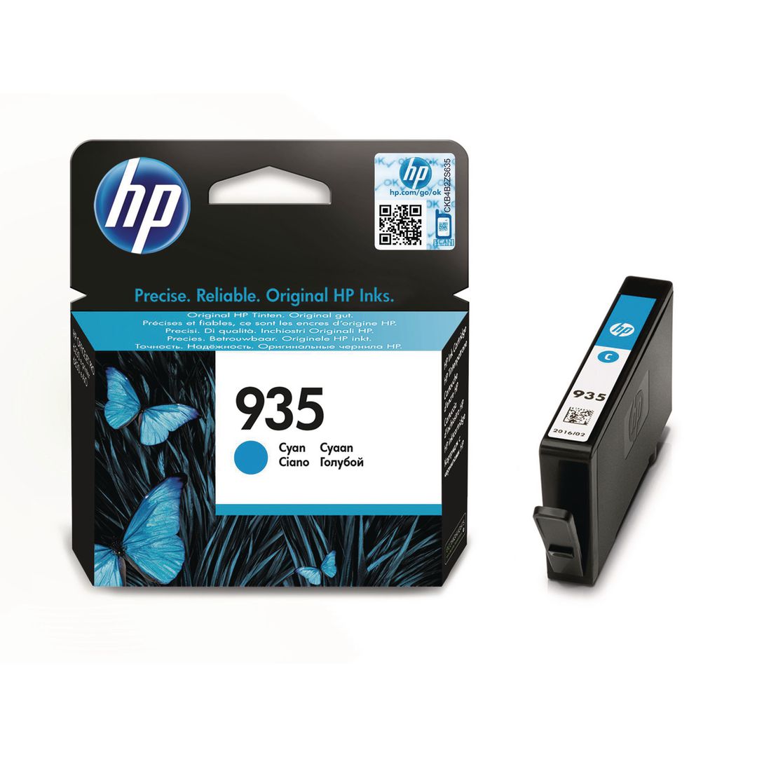 HP Bläckpatron, 935, C2P20AE, cyan, singelförpackning | Toner och bläck - Bläckpatroner - Bläckpatroner HP | Kontorsexperten
