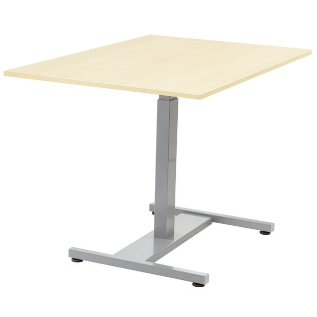 LANAB DESIGN Ergofunk E1 Enpelarstativ El silvergrå | Kontorsmöbler och inredning - Bord och hurtsar - Bordsskiva | Kontorsexperten