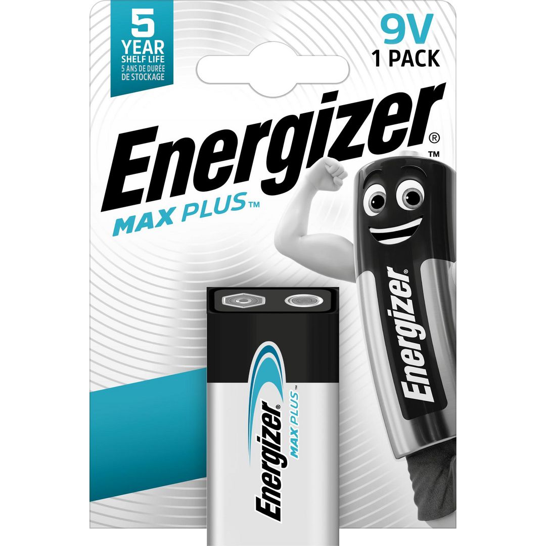 ENERGIZER Batteri Max Plus E 9V | Kontorsmaskiner - Batterier - E/9V | Kontorsexperten
