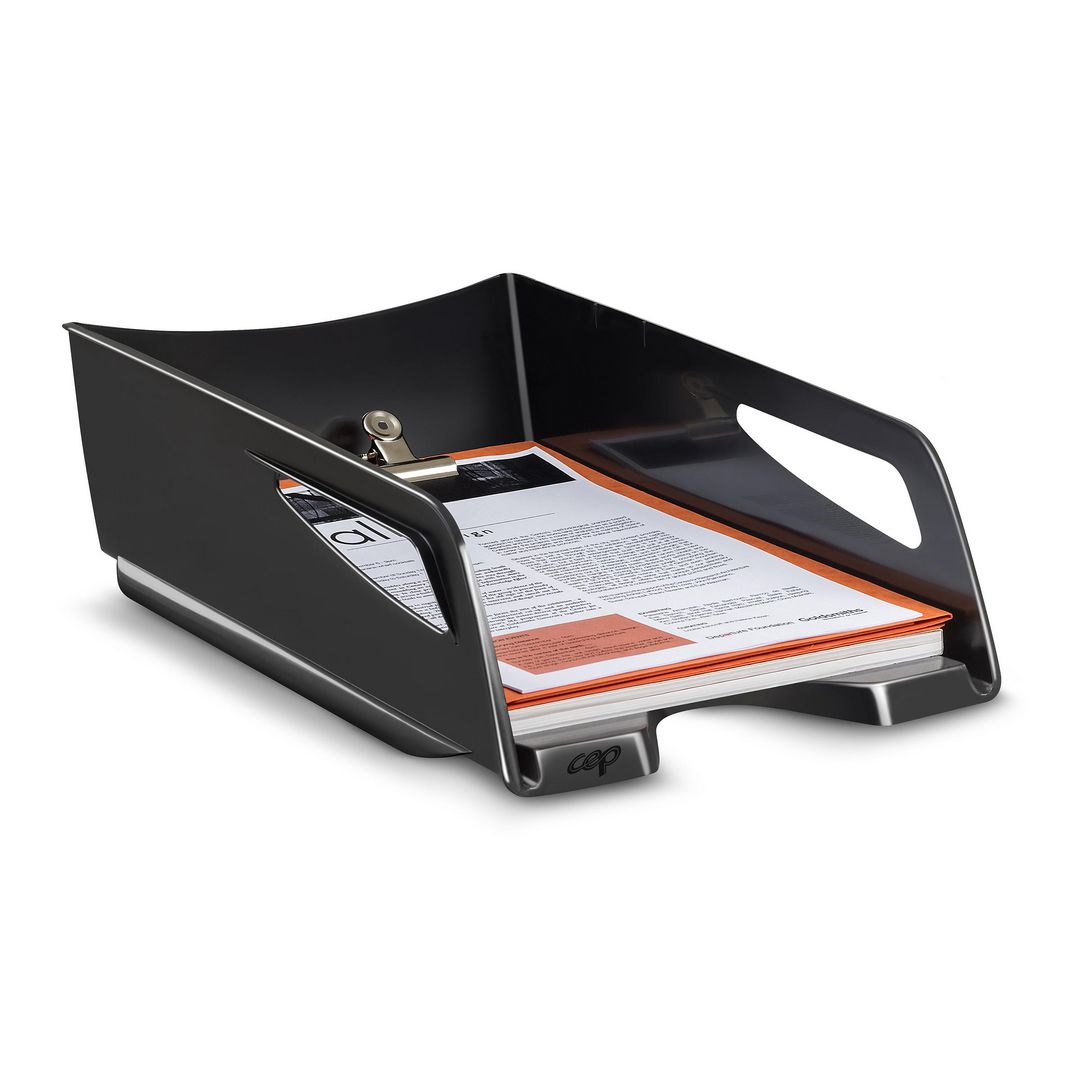 CEP Brevkorg maxi A4 svart | Kontorsmaterial - Till skrivbordet - Brevkorgar | Kontorsexperten