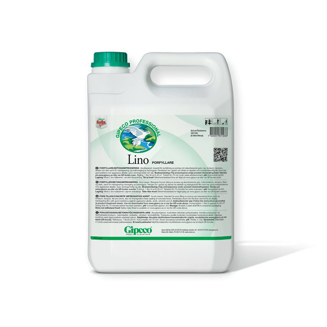 GIPECO Porfyllare Grundförseglare Lino 5L | Städ och hygien - Golvunderhåll - Underhållsmedel | Kontorsexperten