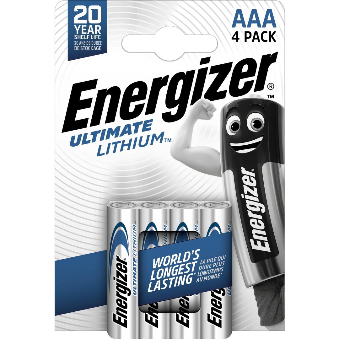 Energizer Batteri Ultimate AAA 4/fp | Kontorsmaskiner - Batterier - AAA | Kontorsexperten