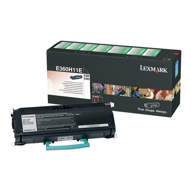 Lexmark Toner, hög kapacitet, svart, singelförpackning, E360H11E | Toner och bläck - Tonerkassetter - Toner Lexmark | Kontorsexperten