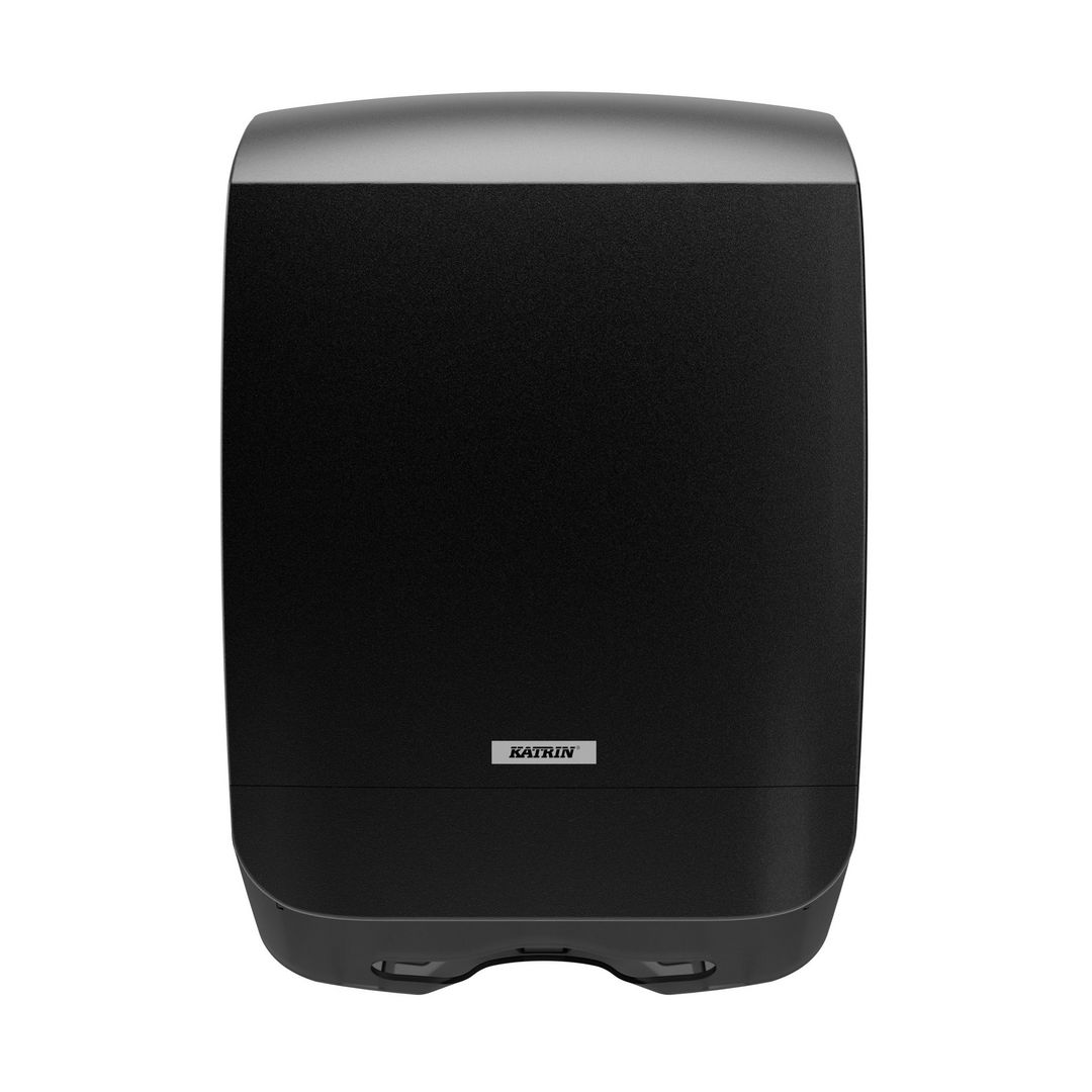 KATRIN Dispenser Handdukar M svart | Städ och hygien - Toalettpapper och torkpapper - Hållare - Torkrullar | Kontorsexperten