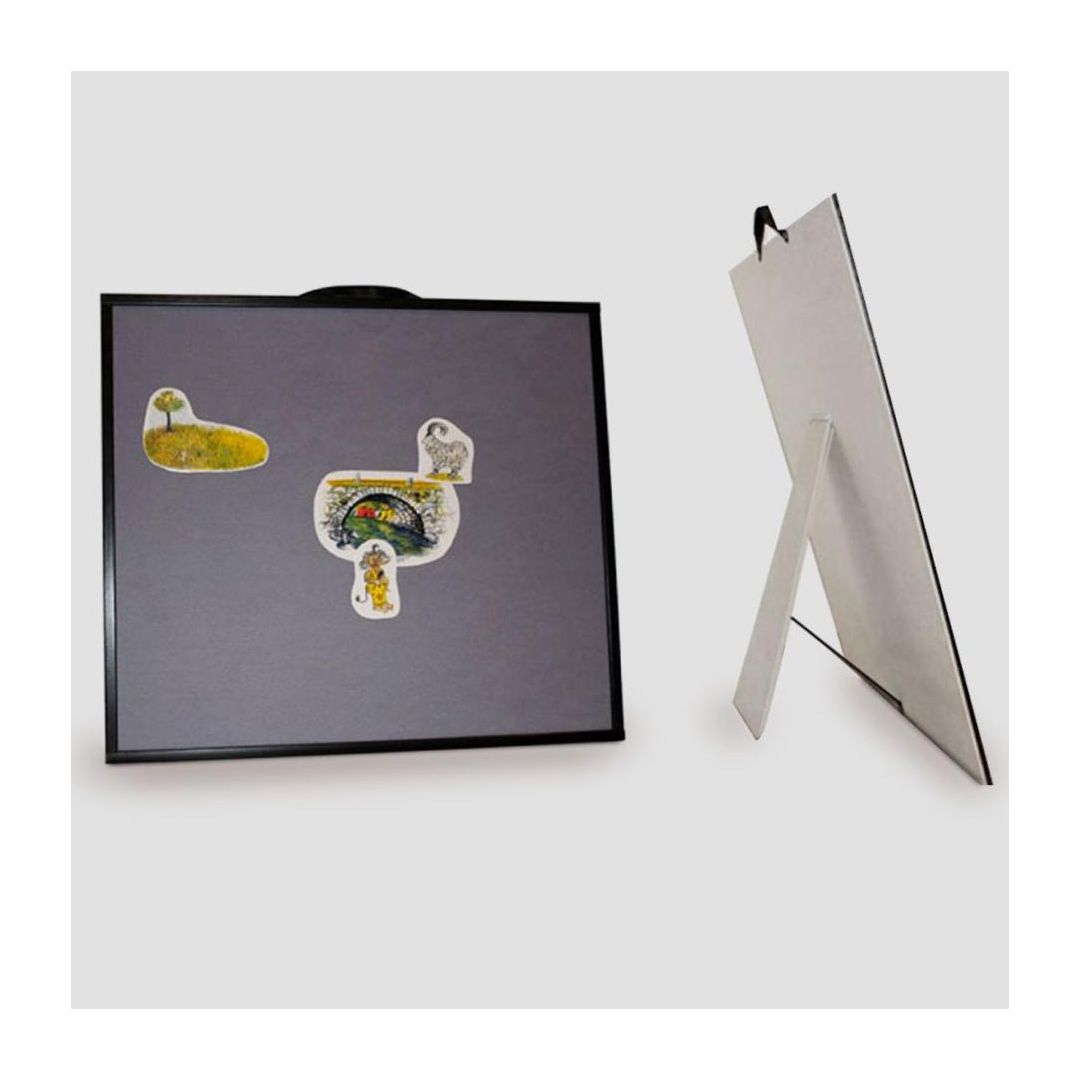 Flanotavla med stödben 90x80cm | Skola och förskola - Lekmaterial - Flanellograf | Kontorsexperten