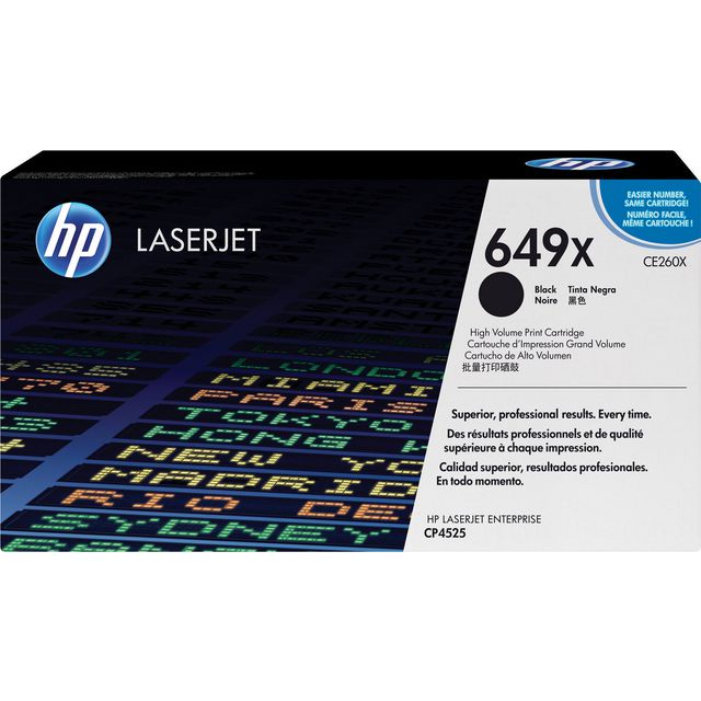 HP Toner CE260X 649X 17K Svart | Toner och bläck - Tonerkassetter - Toner HP | Kontorsexperten