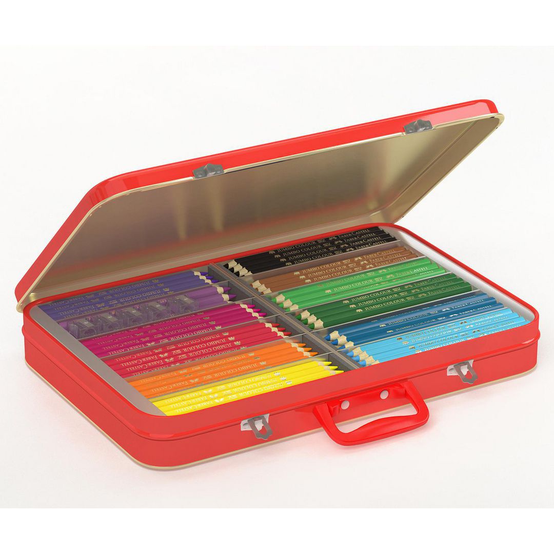 FABER-CASTELL Färgpenna Jumbo 144/fp | Skola och förskola - Pennor och tillbehör - Färgpennor - Jumbo | Kontorsexperten