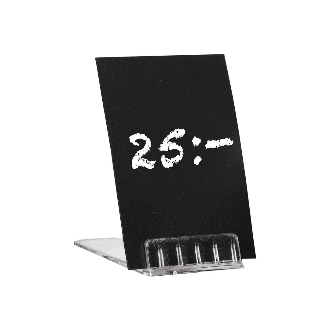 Skylthållare lutande transparent 10/fp | Kontorsmaterial - Butiksmaterial - Prisetiketter och prismärkare | Kontorsexperten