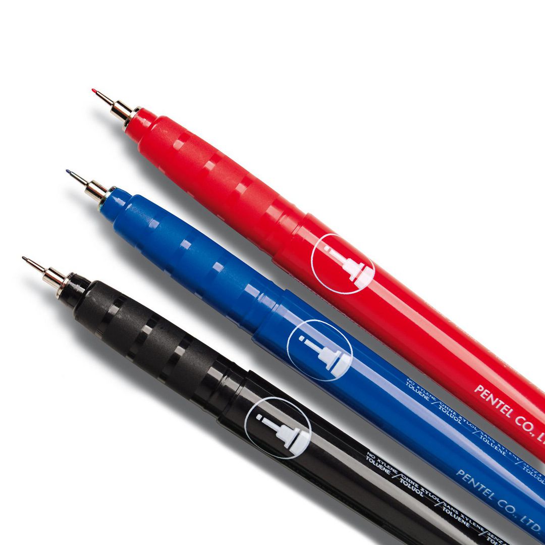 PENTEL Märkpenna perm. super fine svart | Kontorsmaterial - Pennor - Finelinerpennor | Kontorsexperten
