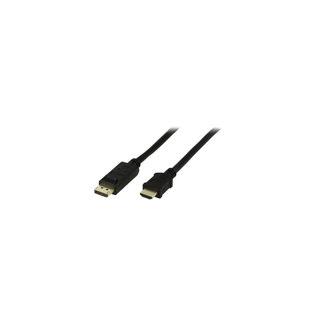 DELTACO Kabel DP-HDMI Ha 5m | Datorprodukter - Kablar och adaptrar - Displayport | Kontorsexperten