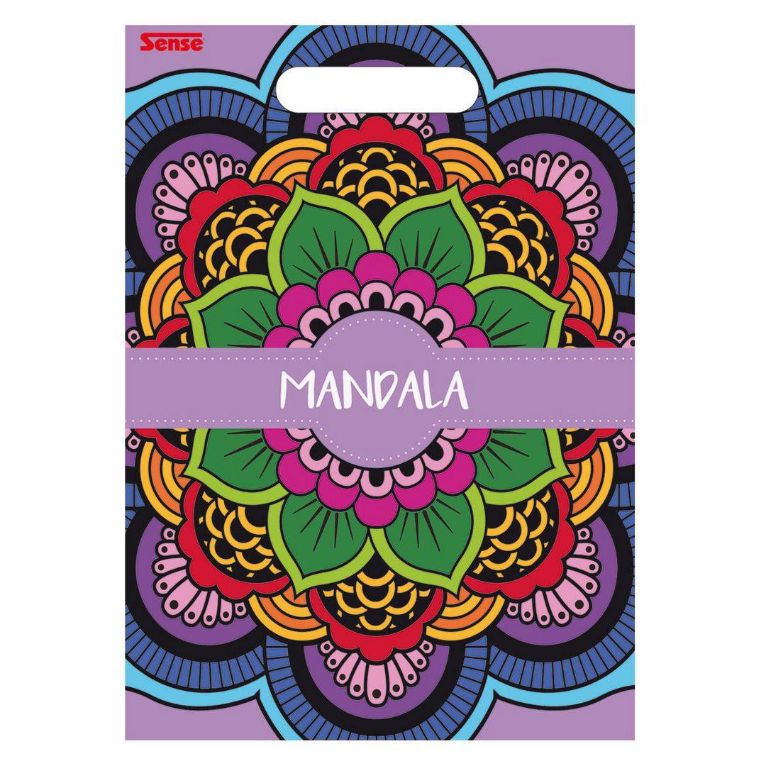 SENSE Mandala målarbok, fria former | Skola och förskola - Bild och form - Ritblock och målarböcker | Kontorsexperten