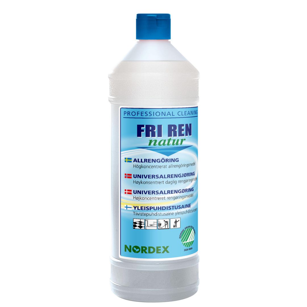 NORDEX Allrengöring Fri Ren Natur 1L | Städ och hygien - Rengöringsmedel - Allrent | Kontorsexperten