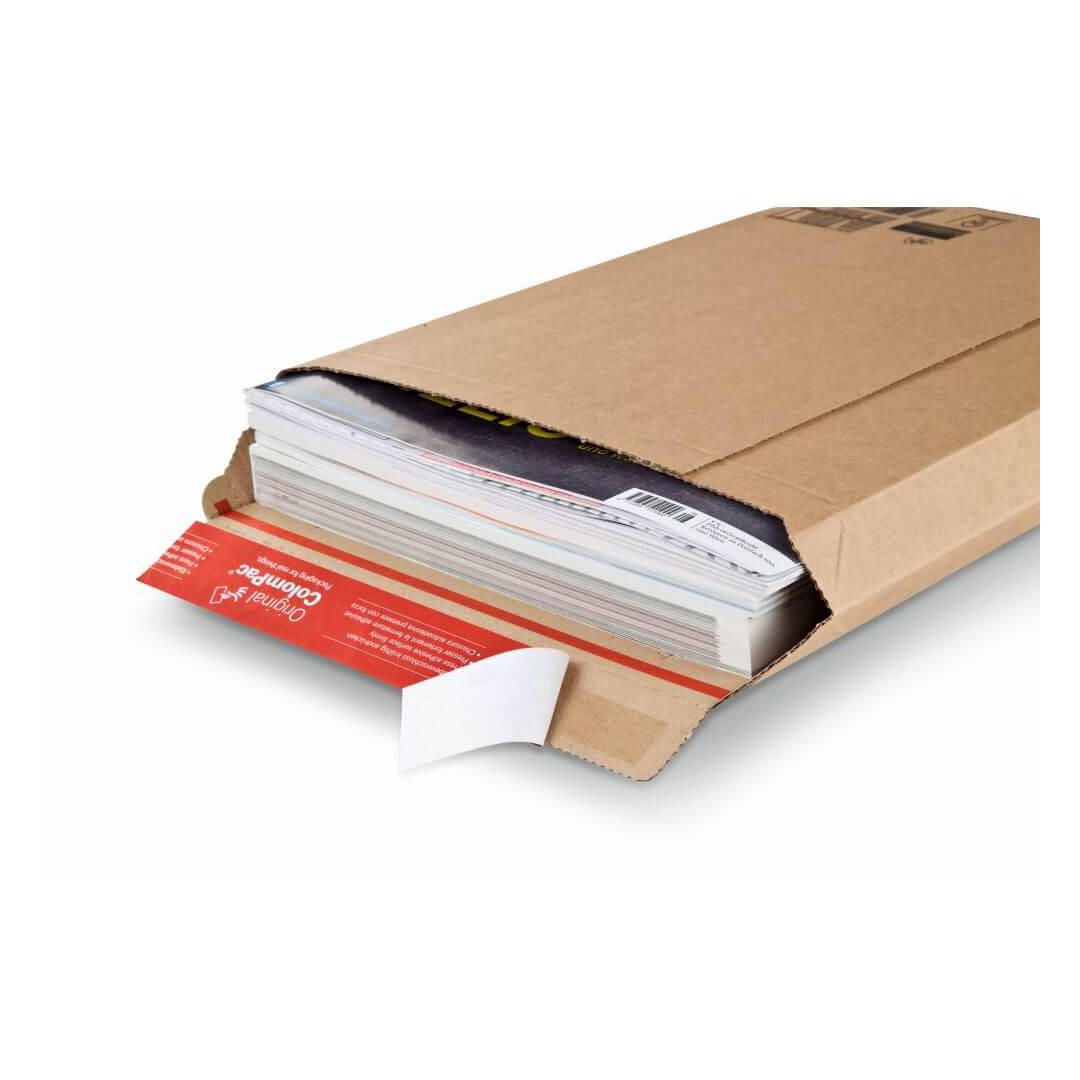 COLOMPAC Pappkuvert 250x360x50mm remsa | Emballage och lagerutrustning - Kuvert och postemballage - Wellkuvert | Kontorsexperten