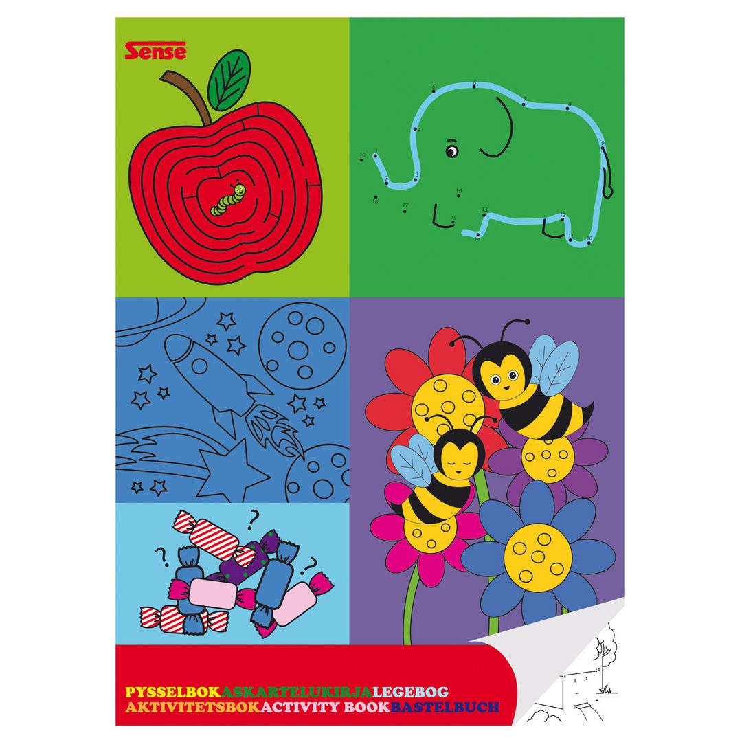 SENSE Pysselbok | Skola och förskola - Bild och form - Ritblock och målarböcker | Kontorsexperten