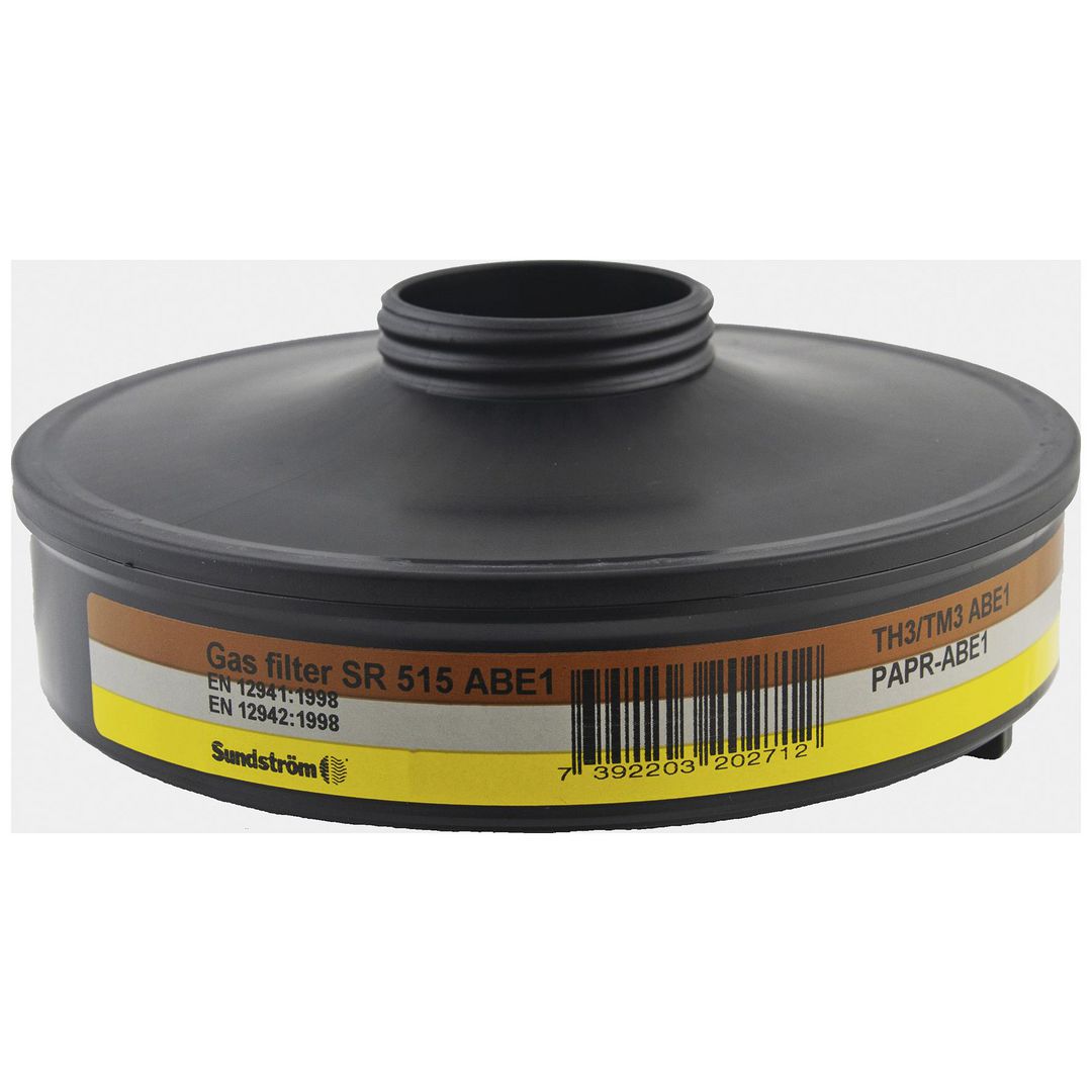 SUNDSTRÖM Gasfilter SR 515 ABE1 Fläkt 2/fp | Skyddsutrustning - Andningsskydd - Filter för andningsskydd | Kontorsexperten