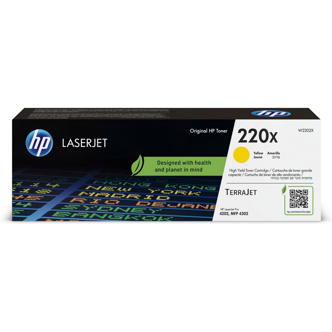 HP Toner W2202X 220X gul 5,5K | Toner och bläck - Tonerkassetter - Toner HP | Kontorsexperten