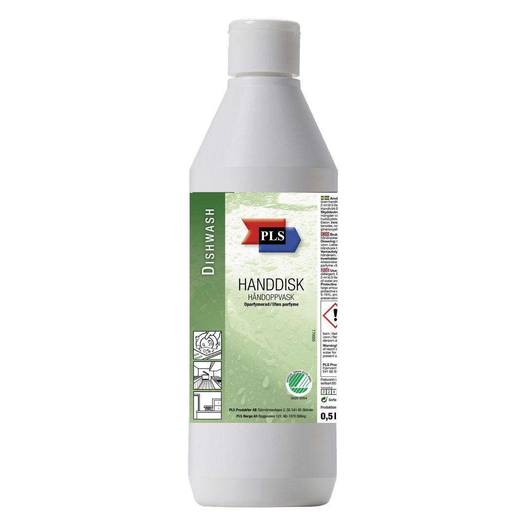 PLS Handdiskmedel oparfymerad 500ml | Städ och hygien - Diskrengöring - Handdiskmedel | Kontorsexperten