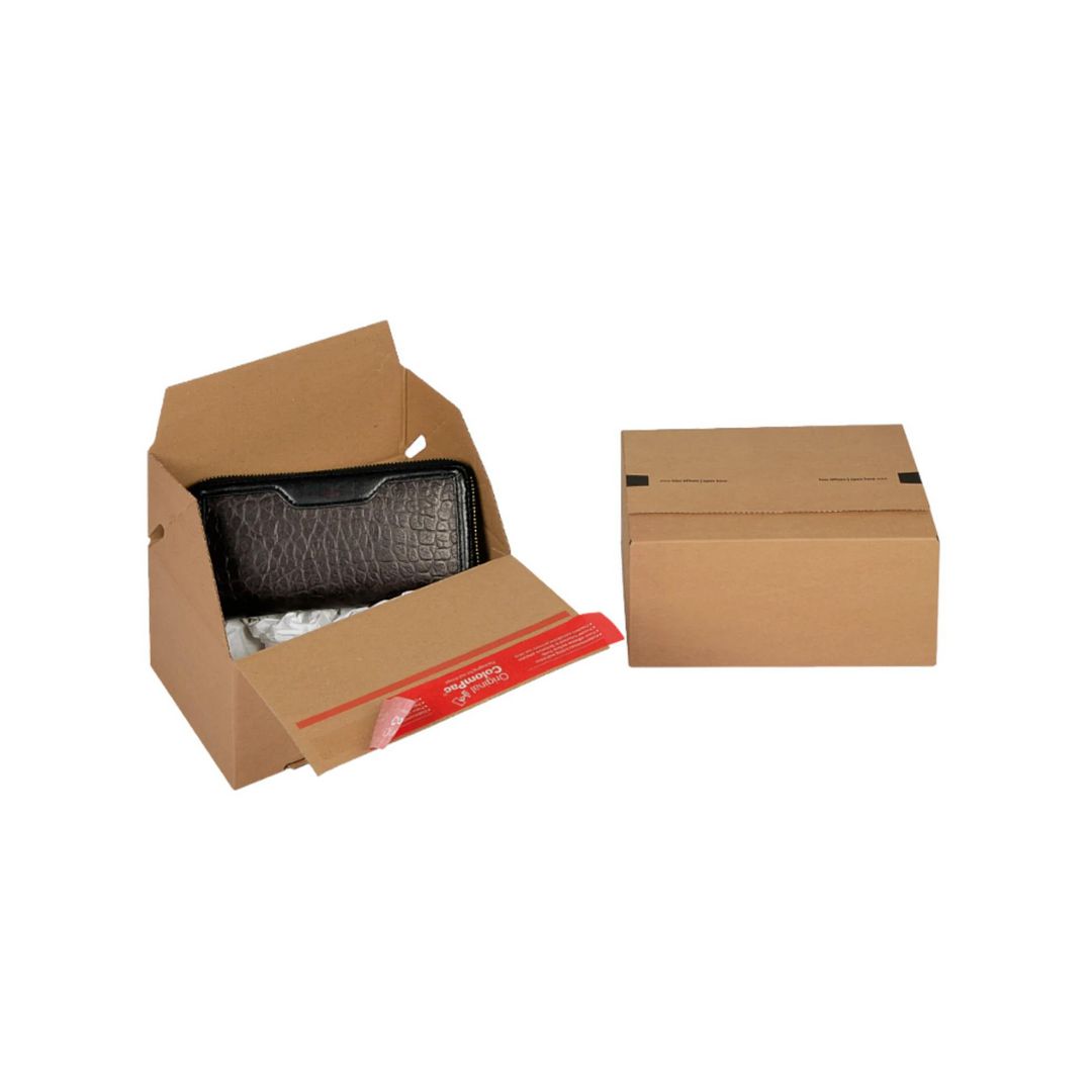 COLOMPAC E-handelslåda 195x145x90mm | Emballage och lagerutrustning - Lådor och well - E-handelslådor | Kontorsexperten