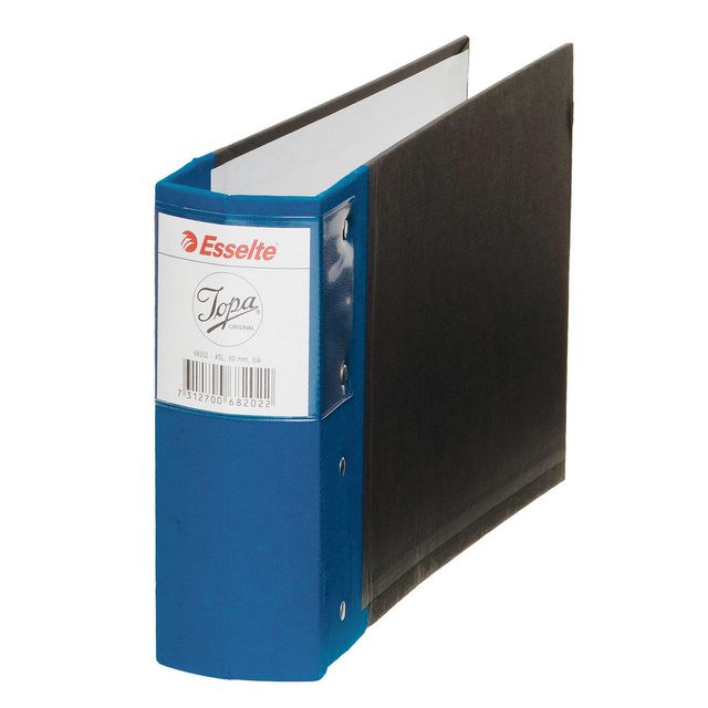 JOPA Gaffelpärm special A5L 60mm blå | Kontorsmaterial - Pärmar och register - Träryggspärmar - Specialformat | Kontorsexperten