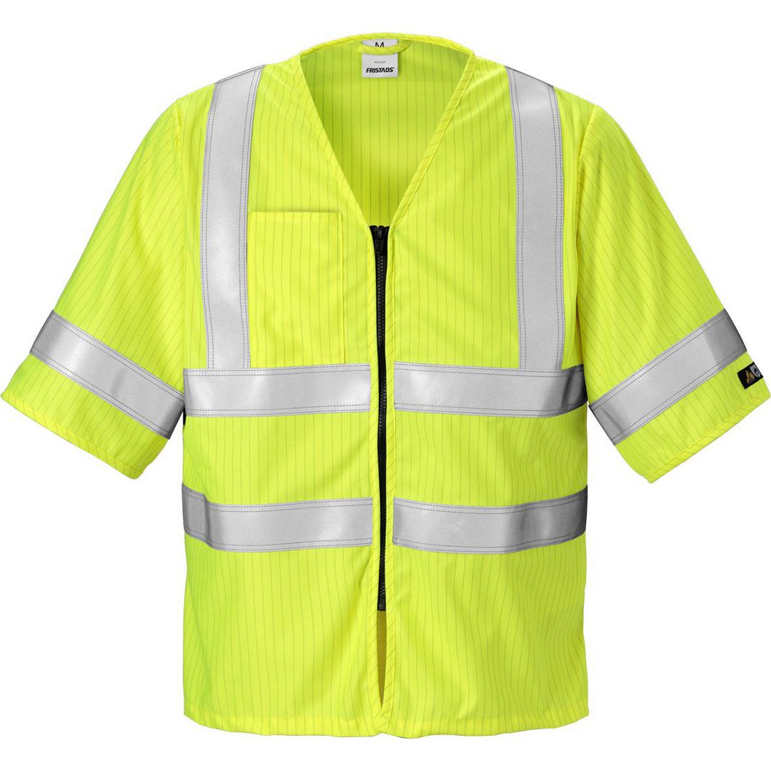 FRISTADS Flamskyddad Väst 5023 Kl3 Gul 2XS/XS | Arbetskläder - Arbetsvästar - Flamskyddsväst | Kontorsexperten