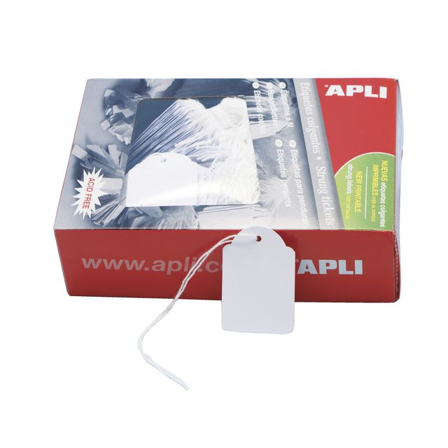 Prisetikett med snöre 34x53mm 500/fp | Kontorsmaterial - Butiksmaterial - Prisetiketter och prismärkare | Kontorsexperten
