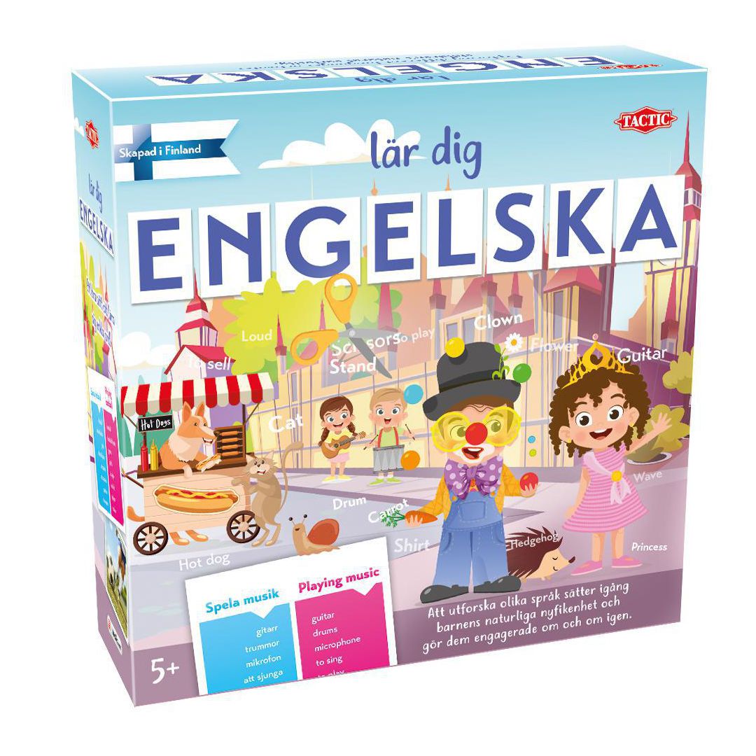 TACTIC Spel Lär dig engelska från 5 år | Skola och förskola - Lekmaterial - Spel - Från 5 - 6 år | Kontorsexperten