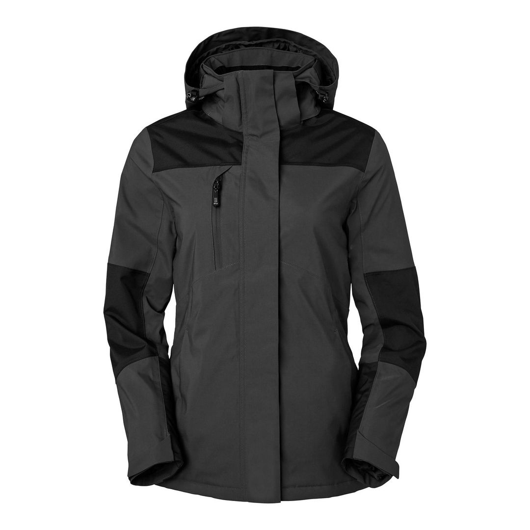 SOUTH WEST Jacka Allie dam mörkgrå M | Arbetskläder - Arbetsjackor - Parkas- och vinterjackor | Kontorsexperten