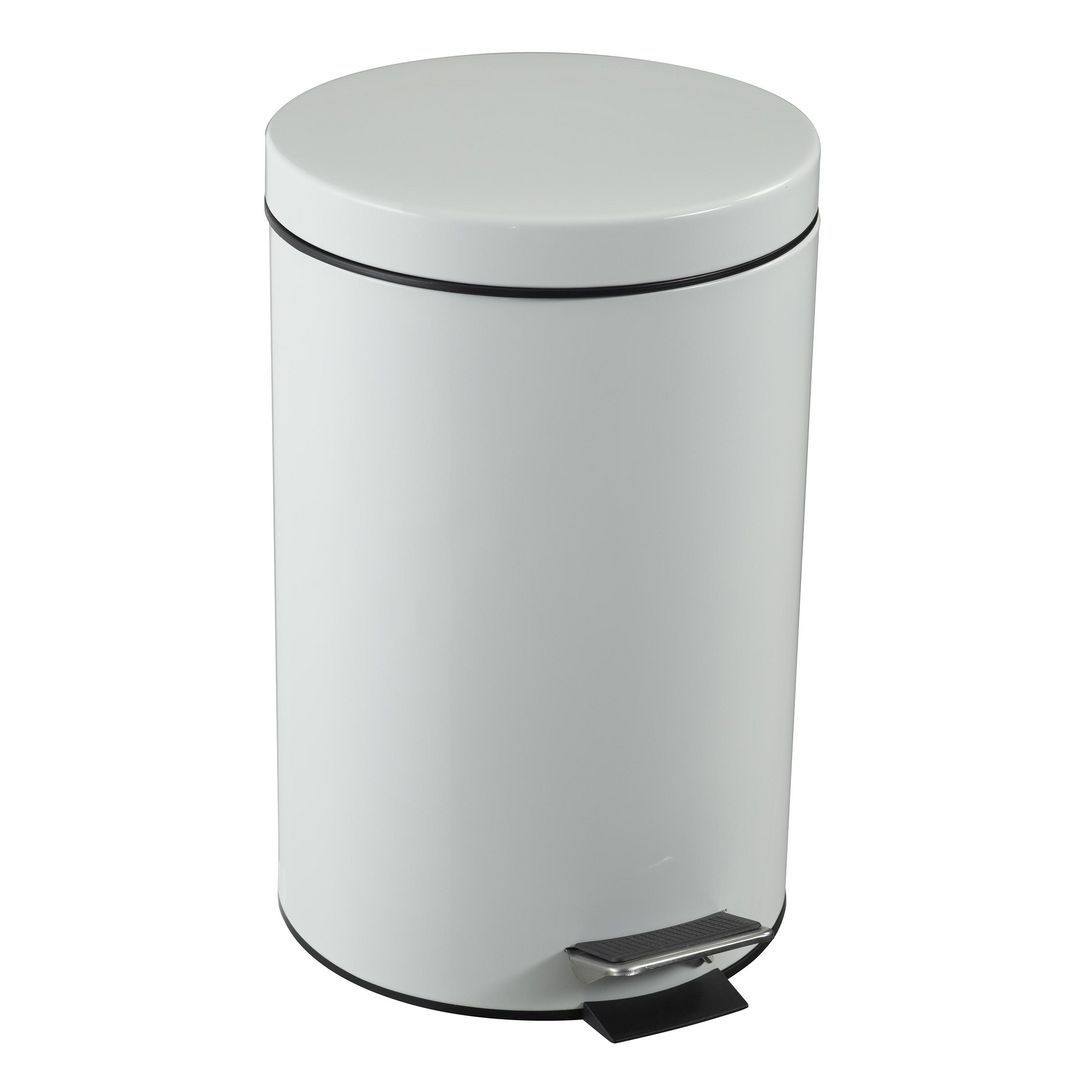 ROSSIGNOL Pedalhink vit 14L | Städ och hygien - Avfallshantering och källsortering - Papperskorgar | Kontorsexperten