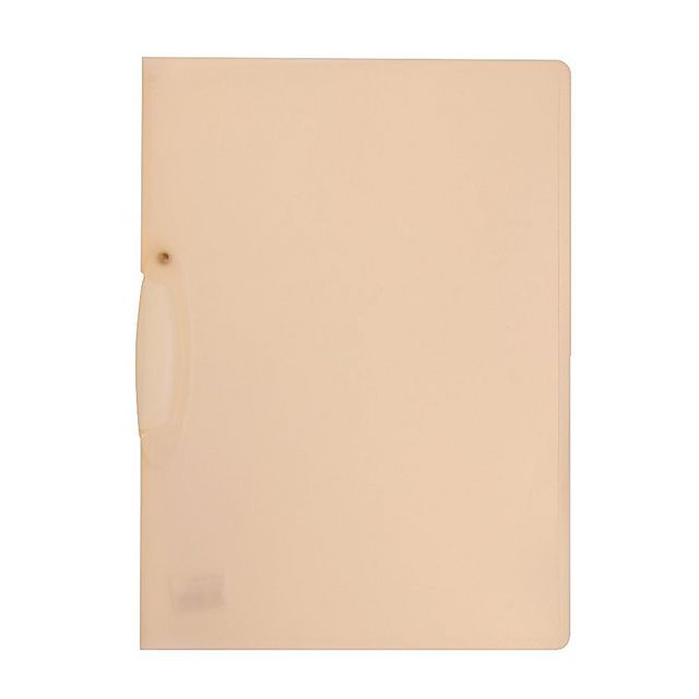 Klämmapp, transparent klämma, A4, plast, vit | Kontorsmaterial - Mappar och plastfickor - Klämmappar | Kontorsexperten