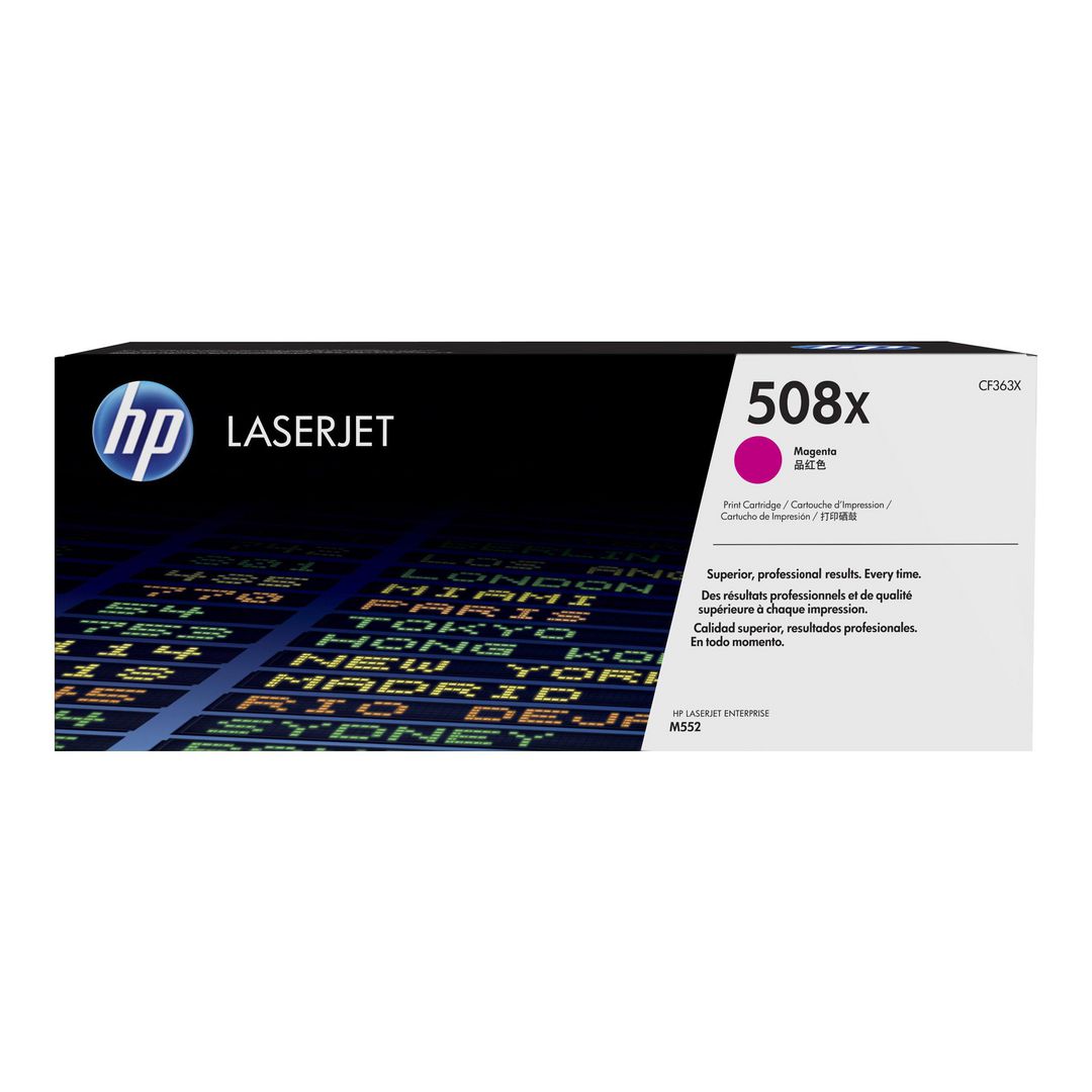 HP Toner CF363X 508X 9,5K Magenta | Toner och bläck - Tonerkassetter - Toner HP | Kontorsexperten