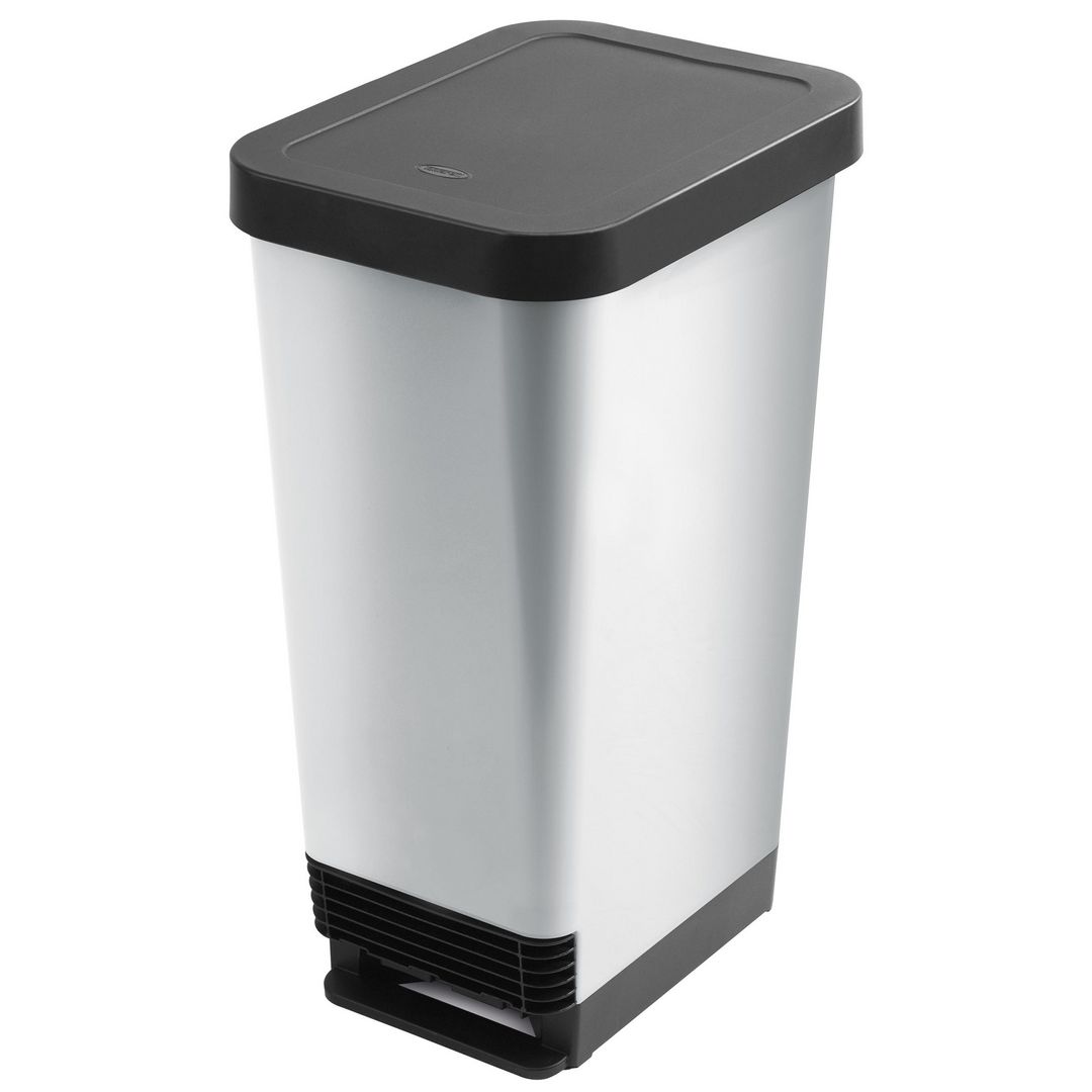 CEP Pedalhink grå 45L | Städ och hygien - Avfallshantering och källsortering - Papperskorgar | Kontorsexperten
