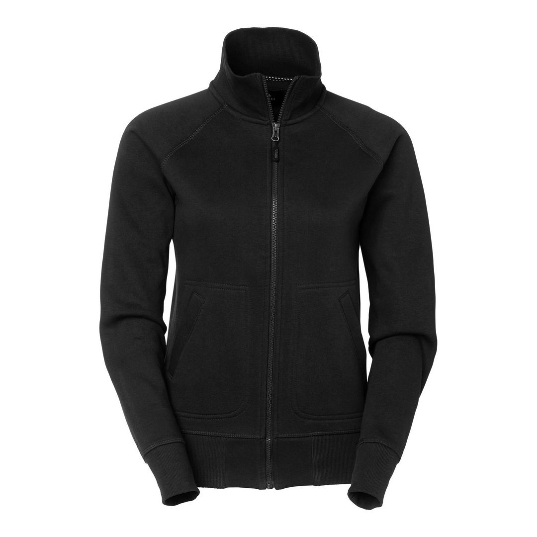 SOUTH WEST Sweatjacka Savannah dam svart 2XL | Arbetskläder - Arbetströjor - Sweatshirts och koftor | Kontorsexperten