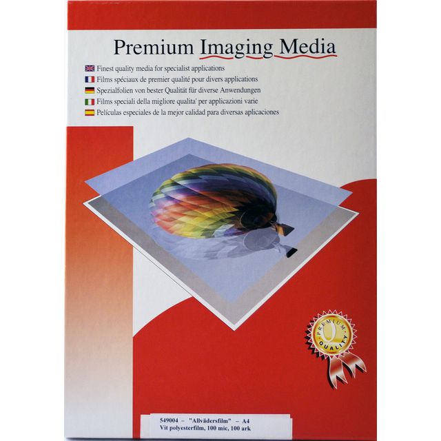 Allvädersfilm 100mic A3 100/fp | Kontorspapper - Specialpapper - Allvädersfilm | Kontorsexperten