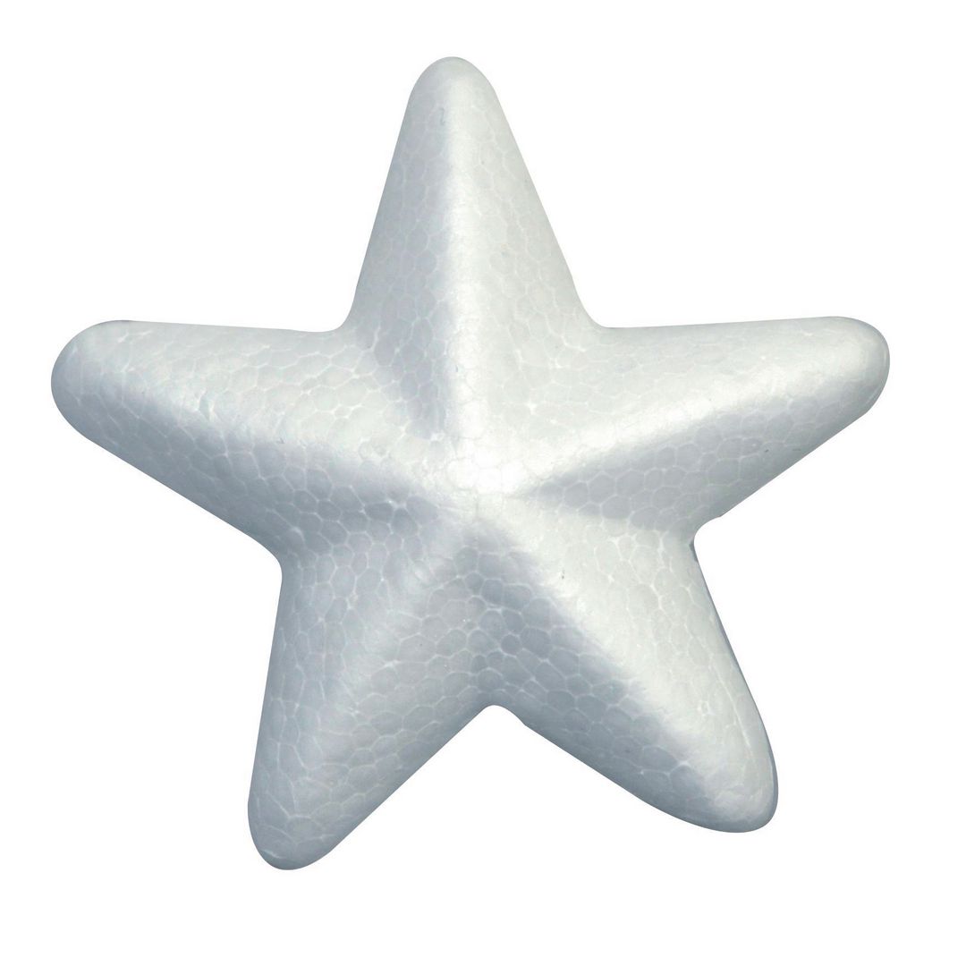 PLAYBOX Frigolitstjärna 7cm 25/fp | Skola och förskola - Hobbymaterial - Styropor | Kontorsexperten