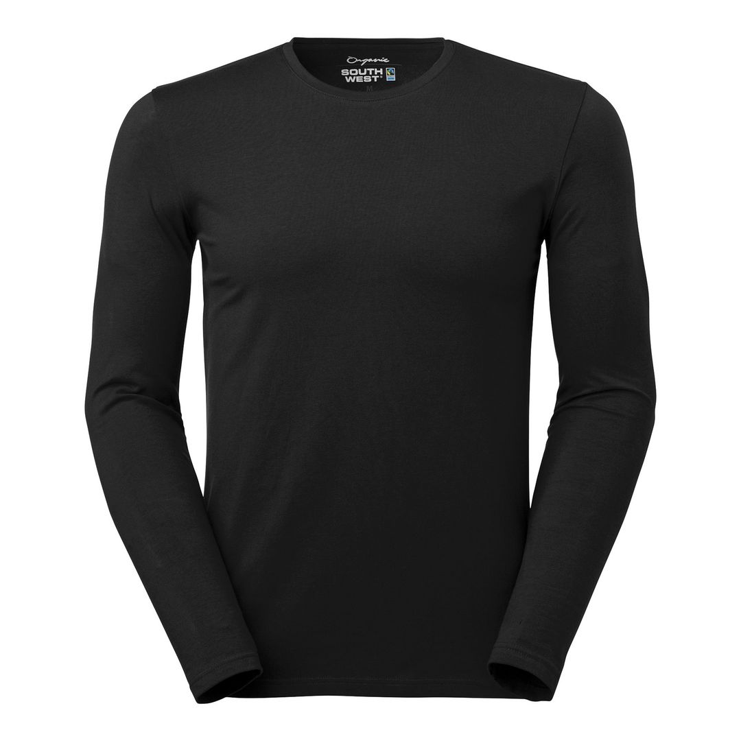 T-shirt långärmad Leo svart 2XL | Yrkeskläder - T-shirts och toppar - T-shirts | Kontorsexperten