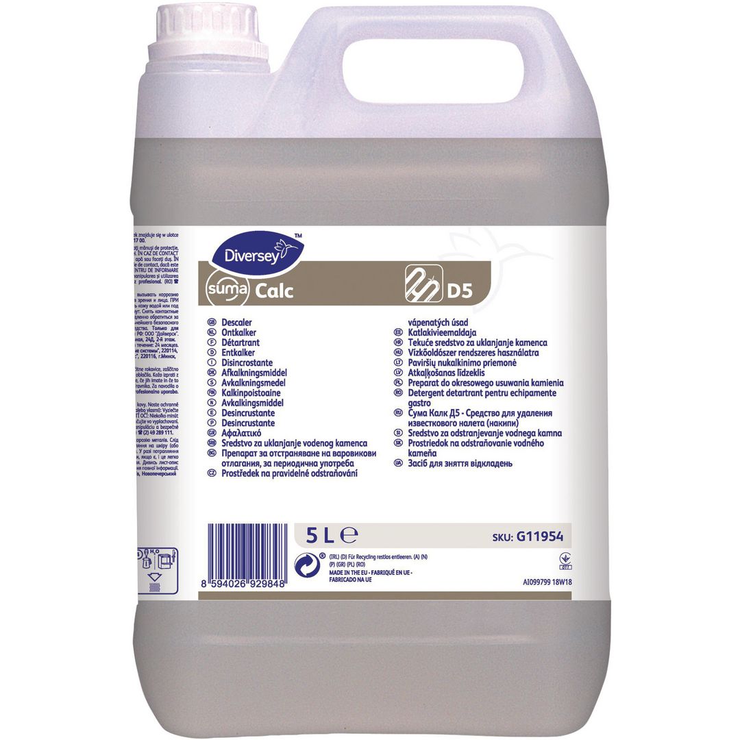 DIVERSEY Avkalkningsmedel Suma Calc-D5 5L | Städ och hygien - Diskrengöring - Maskinrengöring | Kontorsexperten