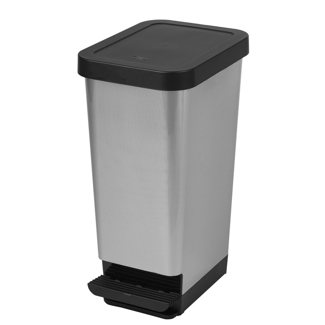 CEP Pedalhink svart 45L | Städ och hygien - Avfallshantering och källsortering - Papperskorgar | Kontorsexperten