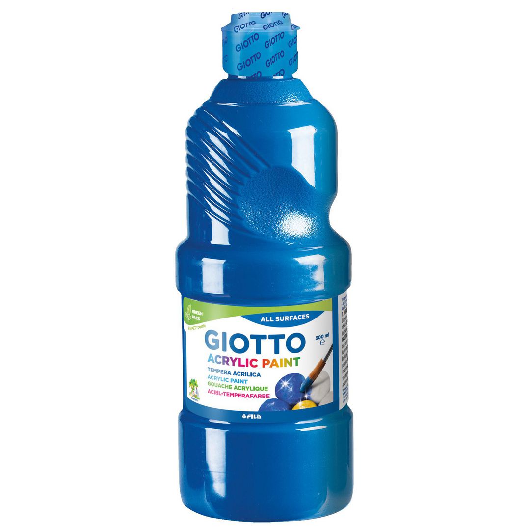 GIOTTO Akrylfärg Giotto 500 ml blå | Skola och förskola - Målarfärg och tillbehör - Akrylfärg | Kontorsexperten