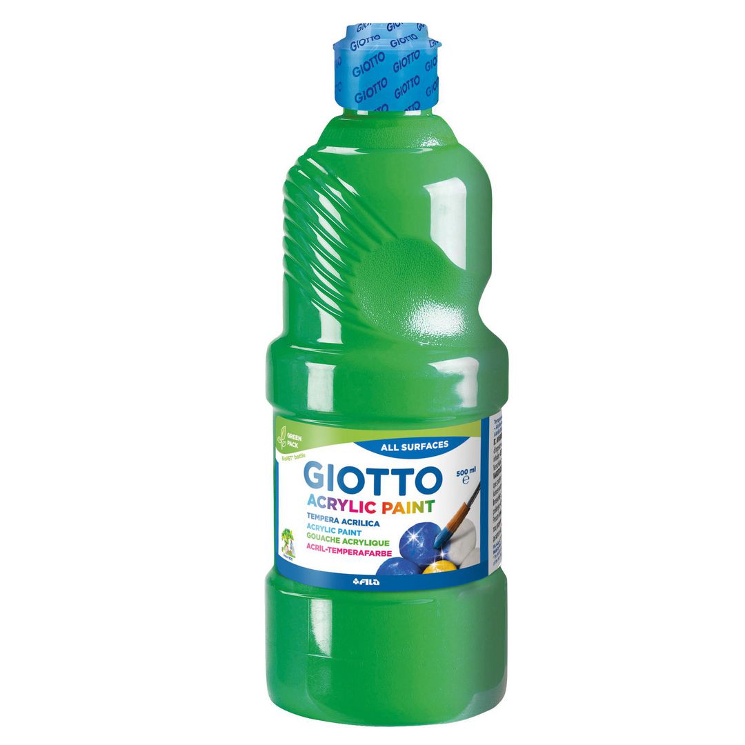 GIOTTO Akrylfärg Giotto 500 ml grön | Skola och förskola - Målarfärg och tillbehör - Akrylfärg | Kontorsexperten