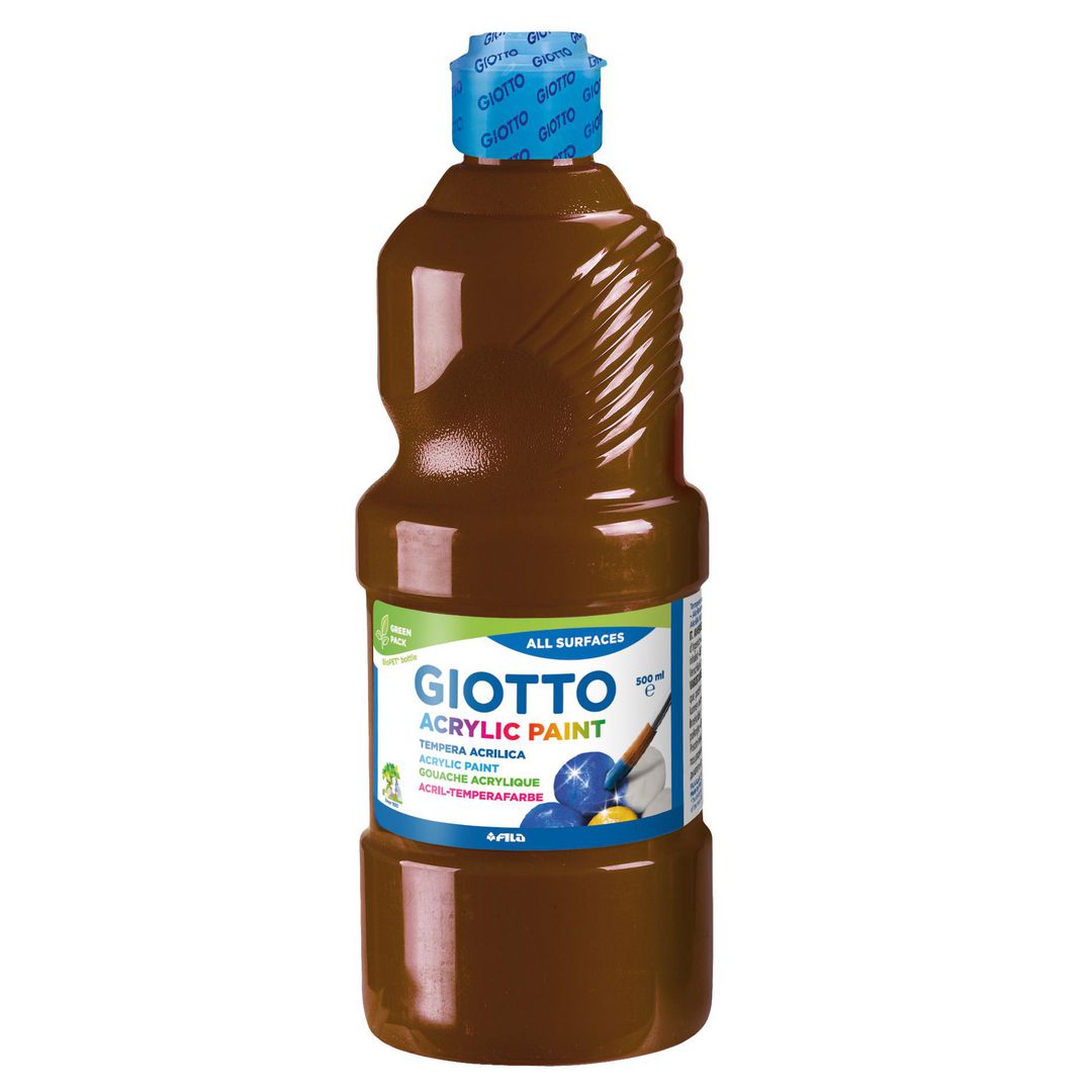 GIOTTO Akrylfärg Giotto 500ml brun | Skola och förskola - Målarfärg och tillbehör - Akrylfärg | Kontorsexperten