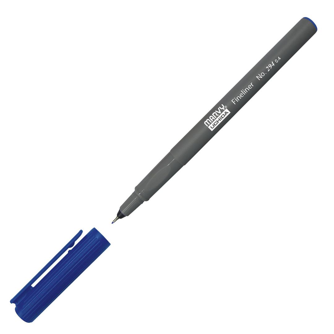 MARVY Fineliner 294 blå | Kontorsmaterial - Pennor - Finelinerpennor | Kontorsexperten